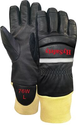 NFPA 1970 Firefighter Flame Resistant Gloves XXS - XXL Kangaroo skin with Kelvar wristlet