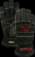 Firefighter Gloves NFPA 1970 Compliant Treated Digital Kangaroo Skin Palm Kevlar Back Multiple Layers Nomex Kevlar Lining