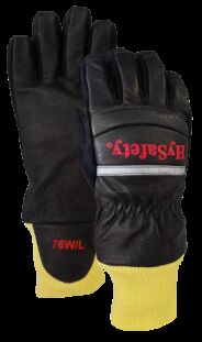 Firefighter Gloves NFPA 1970 Compliant with Treated Kangaroo Shell Konvenex Liner and Nomex Back Insert Knuckle Padding